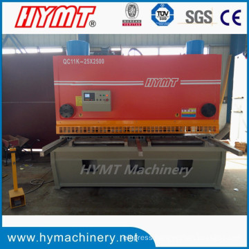 QC11K-25X2500 CNC control hydraulic guillotine shearing cutting machine
